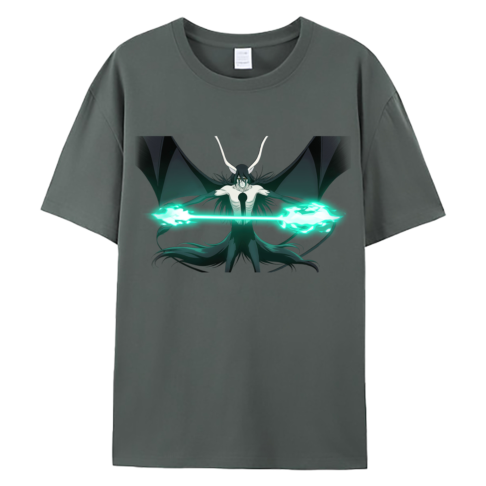 （画像用） ブリーチ ウルキオラ·シファー BLEACH Ulquiorra cifer 綿100％ メンズ半袖Tシャツ｜肌触りやわらか＆通気性